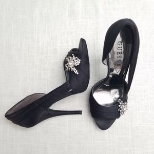 GUESS Dodson Evening Satin Pumps